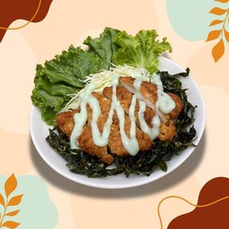 ไก่กรอบ ซอสวาซาบิ