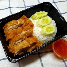 ข้าวไก่ทอด