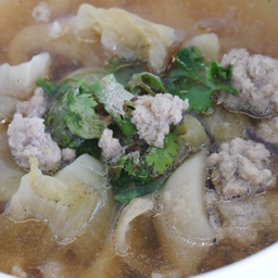 ต้มผักกาดดองหมูสับ