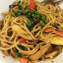 สปาเกตตีขี้เมา ( โปรดระบุ  หมู-ไก่-ทะเล )