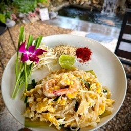 ผัดไทย(กุ้งสด)
