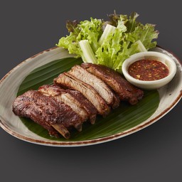 ซี่โครงหมูกระดูกอ่อนย่าง