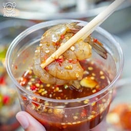 กุ้งดอง size mini 7 ชิ้น ฟรีน้ำยำแซ่บ