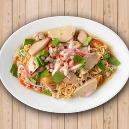 ยำมาม่าหมูสับ