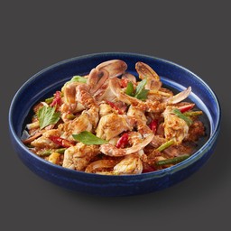 กรรเชียงปูผัดผงกะหรี่