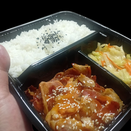 ข้าวเบคอนซอส BBQ