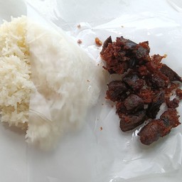 ข้าวเหนียวตับทอดห่อ