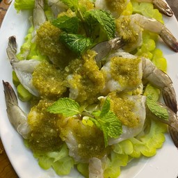 กุ้งแช่น้ำปลา