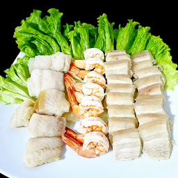 เมี่ยง ปลาดอลลี่ กุ้ง หมูสามชั้น