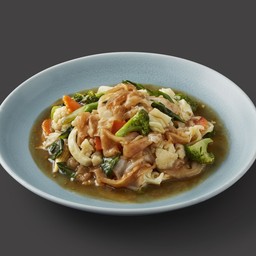 ราดหน้าผักรวมเจ