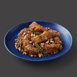 เนื้อปลากะพงคั่วพริกไทยดำ