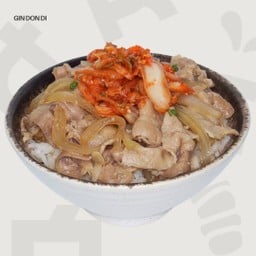 ข้าวหน้าหมูสามชั้นกิมจิ