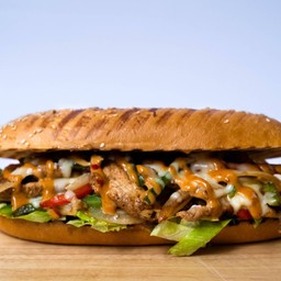 ไก่และชีสละลาย