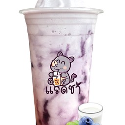 นมสดบลูเบอรี่ปั่นเดลิ