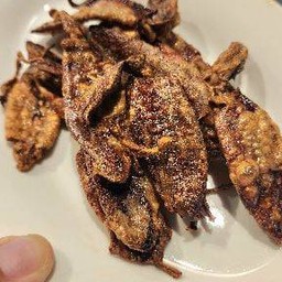 หมึกแห้งทอด