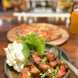 ตำถั่วหมูการอบ
