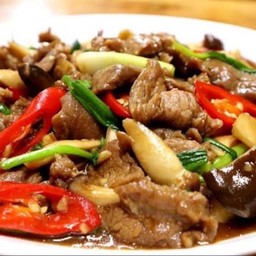 (กับข้าว)ผัดน้ำมันหอย