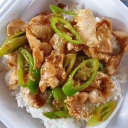 ข้าว ผัดพริกอ่อนไก่