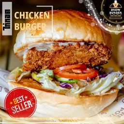 เบอร์เกอร์ไก่ทอด