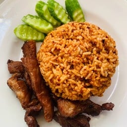 น้ำพริกตาแดง หมูแดดเดียวทอด