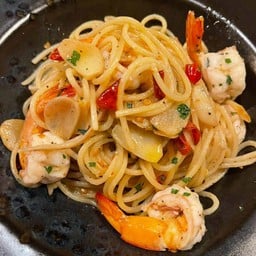 สปาเก็ตตี้Aopกุ้ง