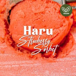 (80g) ฮารุ (สตรอว์เบอร์รี่ ซอร์เบท)