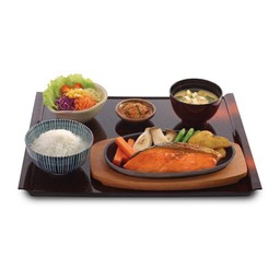 Grilled Salmon Teriyaki Sauce Set