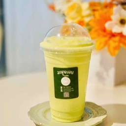 อะโวคาโดนมสดปั่น+น้ำผึ้ง