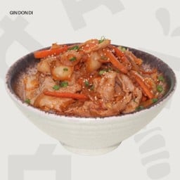 ข้าวหน้าหมูสามชั้นผัดกิมจิ