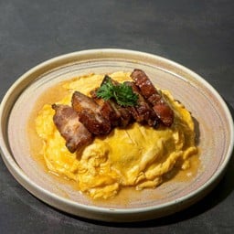 ข้าวไข่ข้นหมูแดง