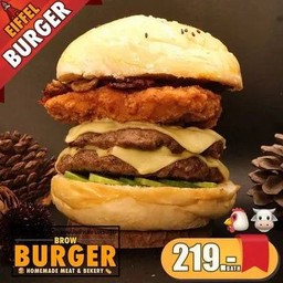 Eiffel Burger [เนื้อ] (หอไอเฟล)