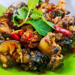 ก้อยหอยเชอรี่ (สุก)