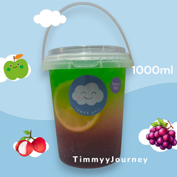 องุ่น ลิ้นจี่ แอปเปิ้ลเขียวโซดา_ถัง