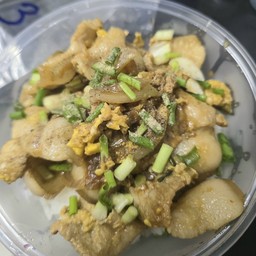 ข้าวหน้าหมูชาบู