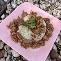 ข้าวหมูกระเทียม