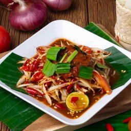 ตำหอยดอง (ปลาร้า).