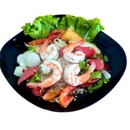 ยำวุ้นเส้น ( เนื้อสัตว์เลือกได้ ) ( Glass noodle salad )