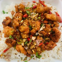ไก่กรอบคั่วพริกเกลือ