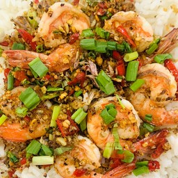 กุ้งคั่วพริกเกลือ