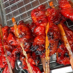 หนังไก่ย่างแดง ไม้ละ