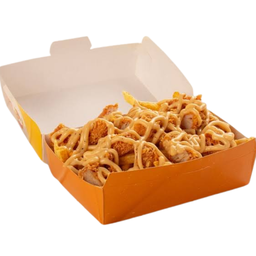 [Box] เซ็ตไก่ทอด + เฟรนฟราย ราดซอส สุดคุ้ม!!