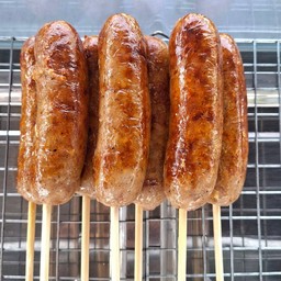 ไส้กรอกหมูล้วน2ไม้