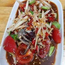 ตำไทยกุ้งสดปลาร้า