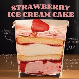 Strawberry Shortcake Sundae (500ml) (20g Protein)