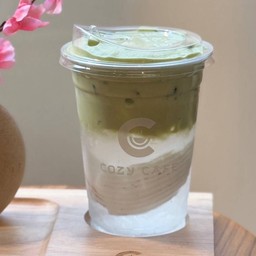 ชาเขียว วิปโฟมมะพร้าวสด