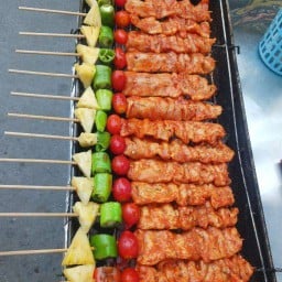 ร้านบาร์บีคิว เตาถ่าน