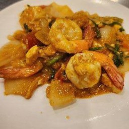 กุ้งผัดไข่แดง