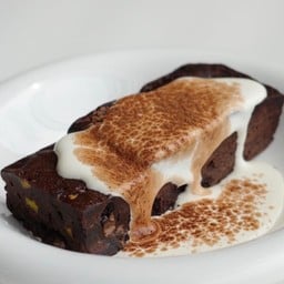 Pistachio Cranberry Brownie