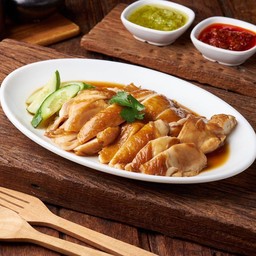 ไก่ซีอิ๊ว (จานใหญ่)