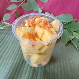 มะม่วงแก้วขมิ้นเขย่า. พริกเกลือ